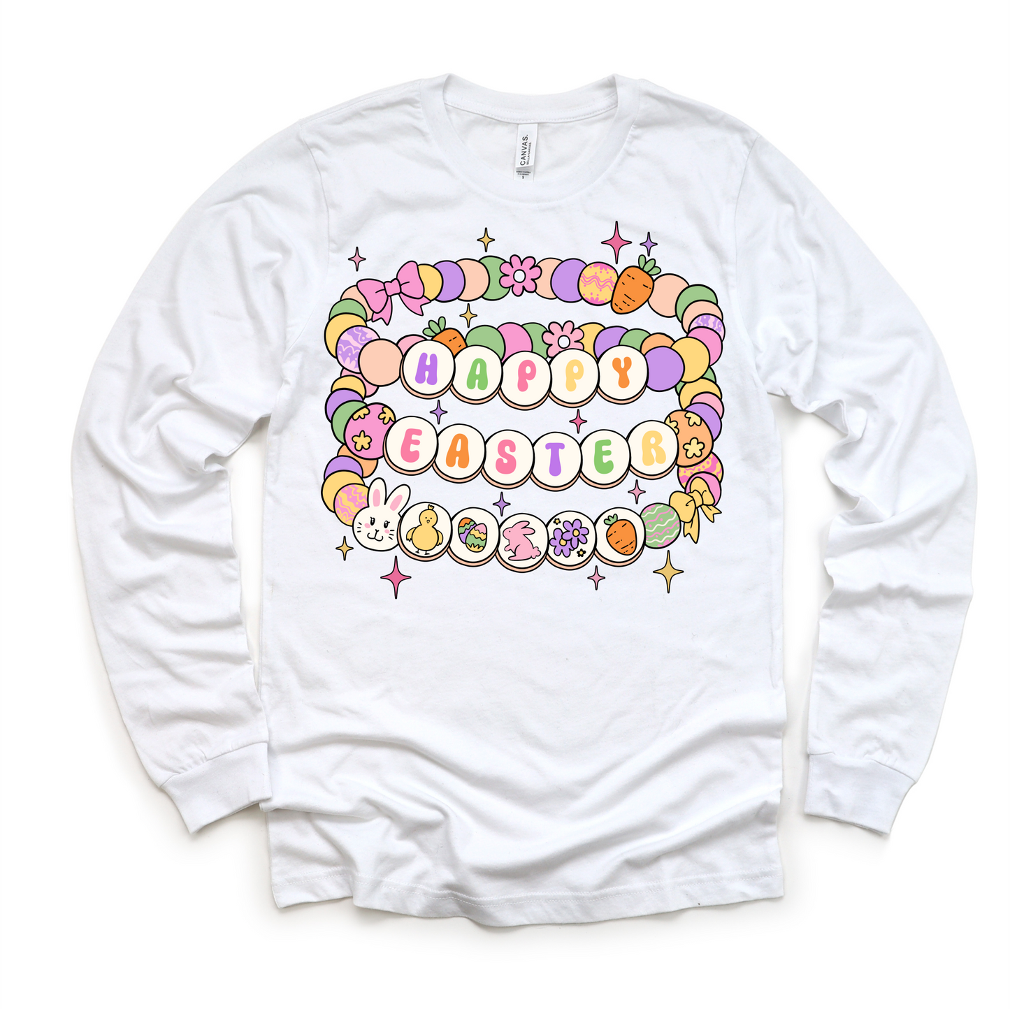 Easter Friendship Bracelet Shirt - Girls Easter Tee