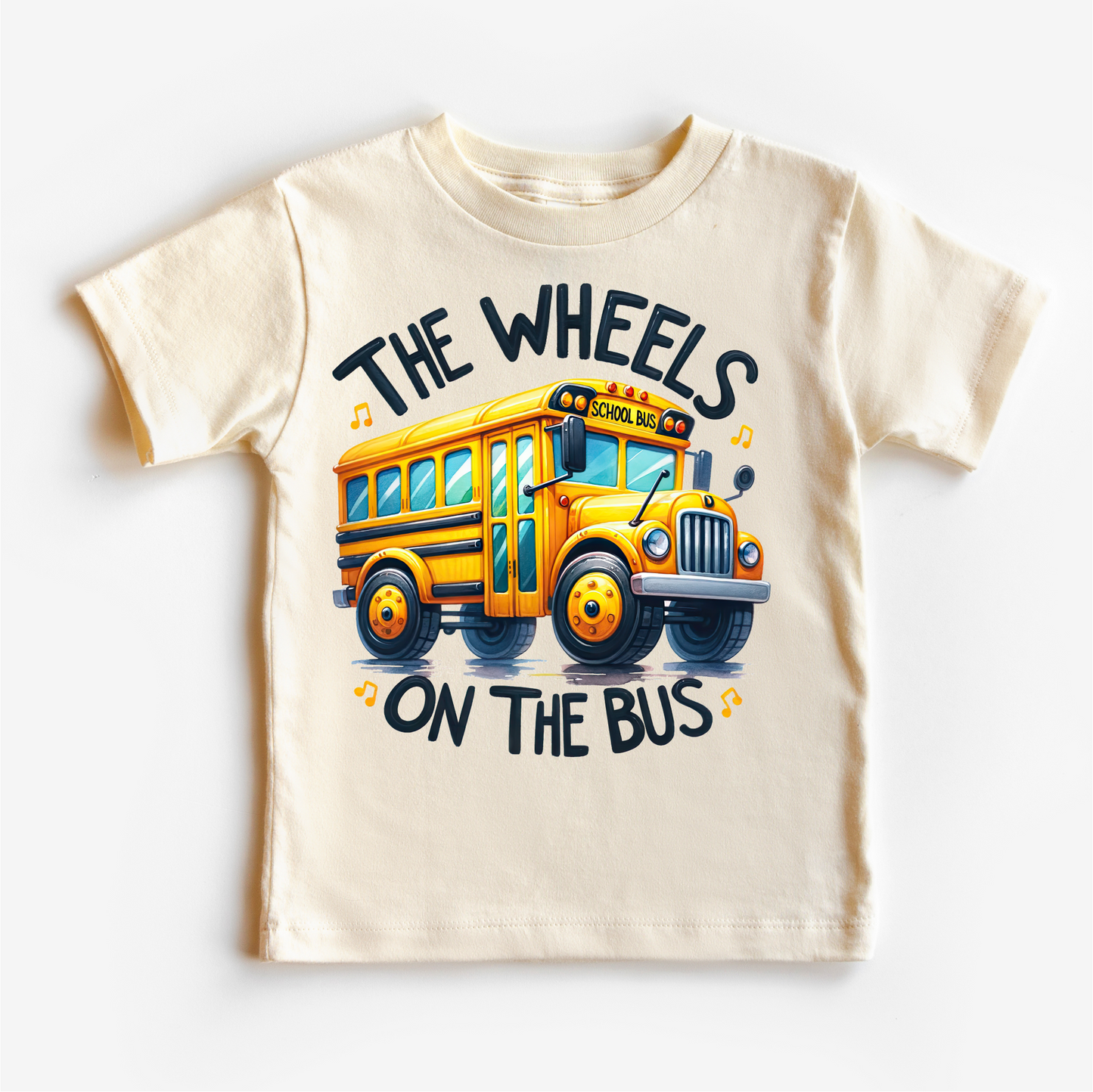 The Wheels On The Bus School Shirt - Kids School Tee