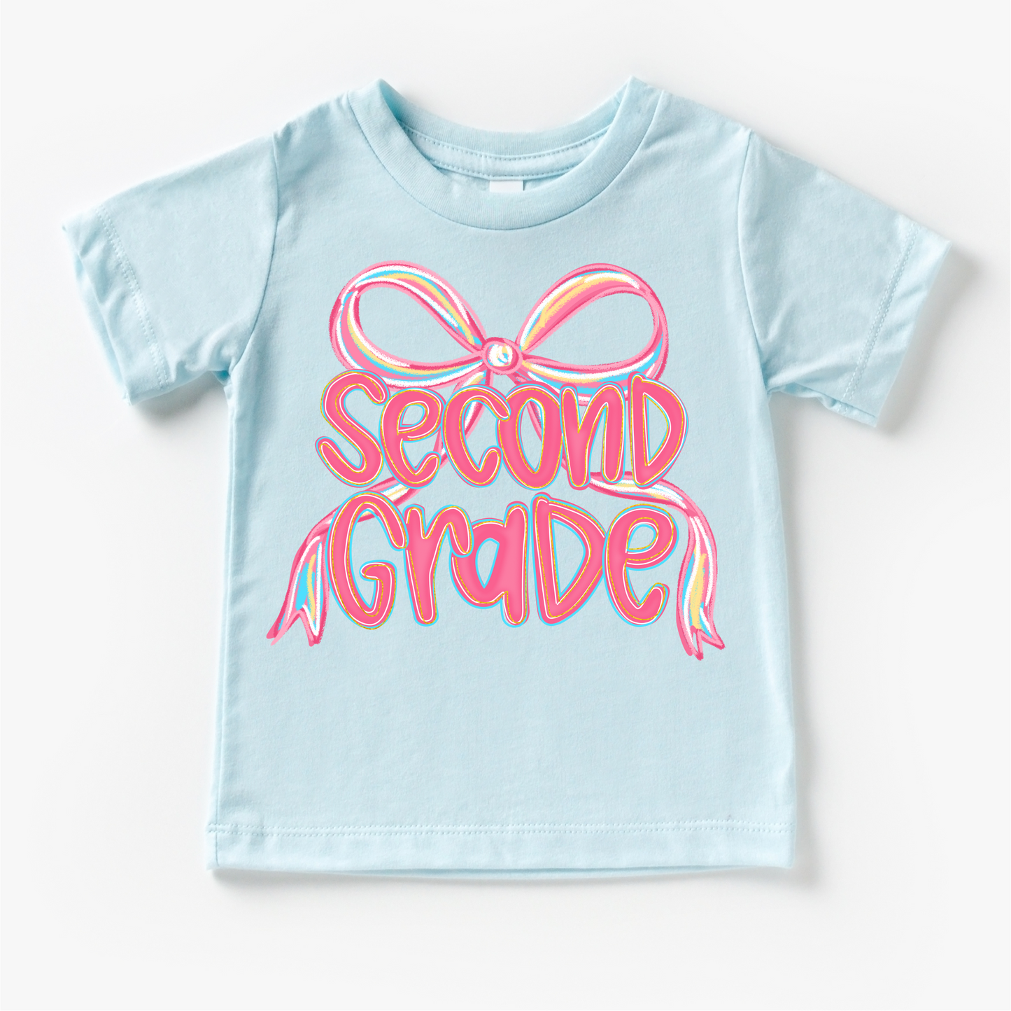 Girls 1st Grade Bow Back To School Shirt - First Day Of School Tee