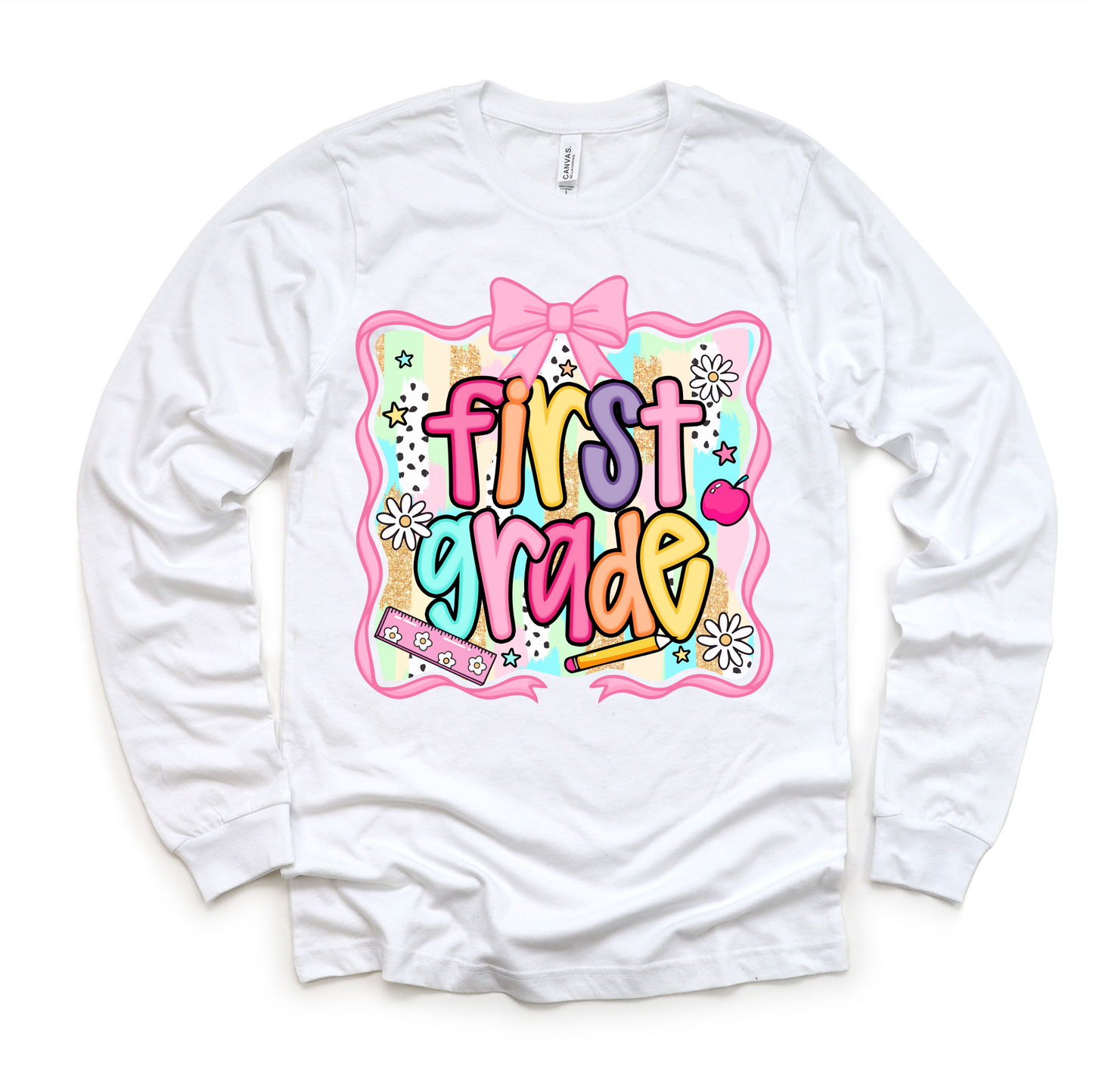 Girls 1st Grade School Shirt - Back To School Tee