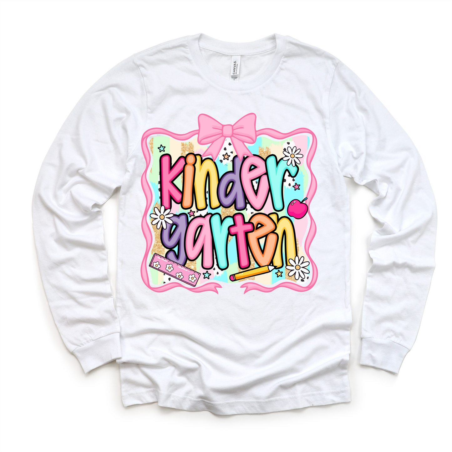 Girls Kindergarten School Shirt - Back To School Tee