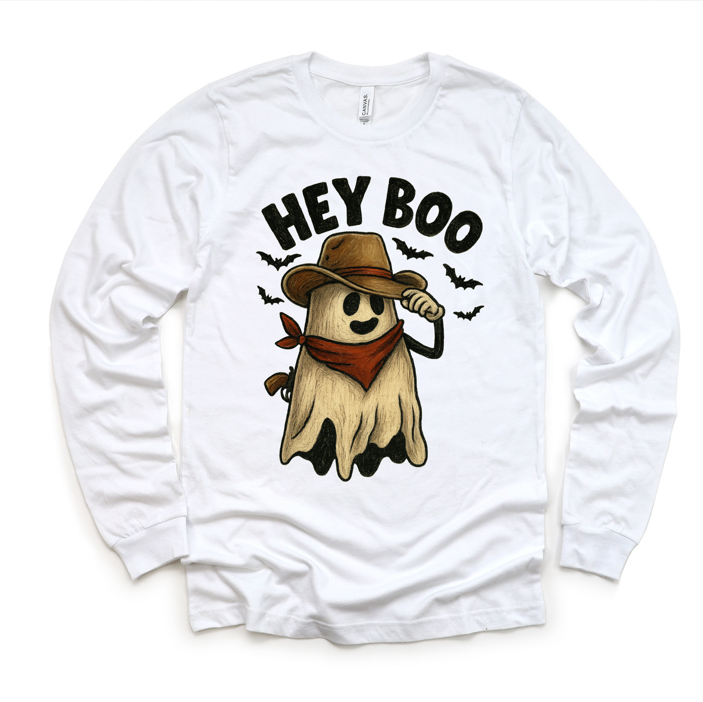 Hey Boo Western Halloween Shirt - Halloween Tee