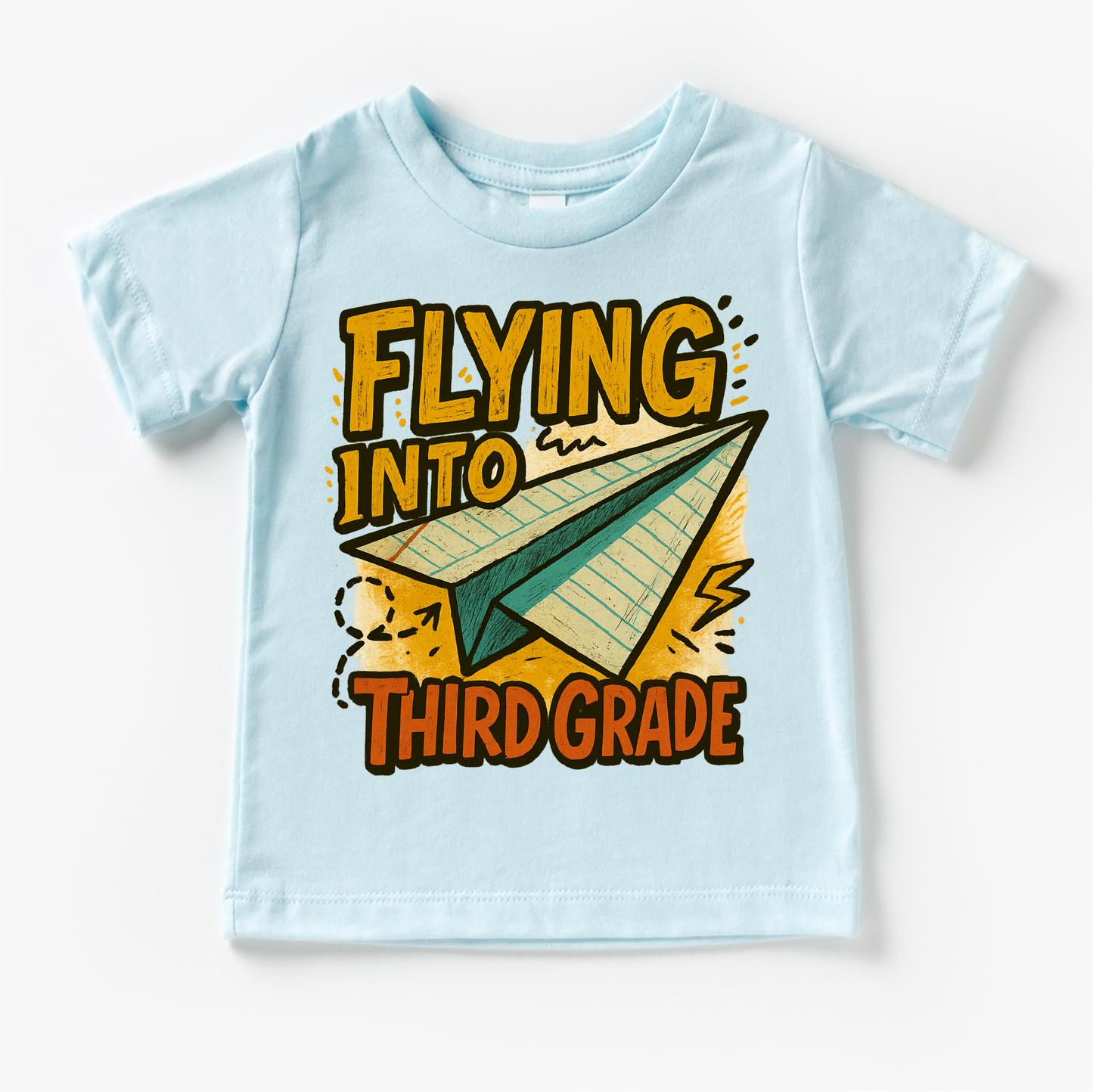 Flying Into Third Grade Back To School Shirt | First Day Of School Tee