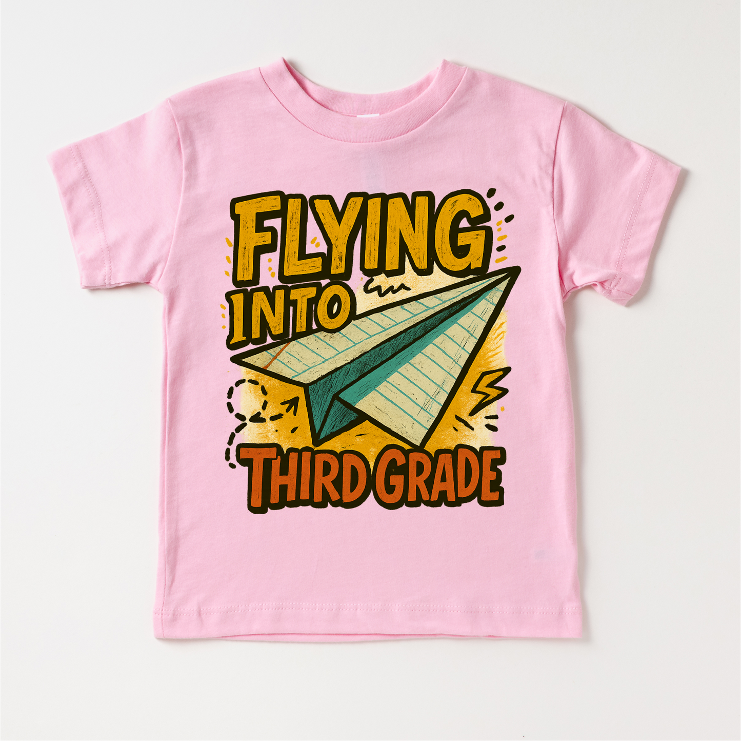 Flying Into Third Grade Back To School Shirt | First Day Of School Tee