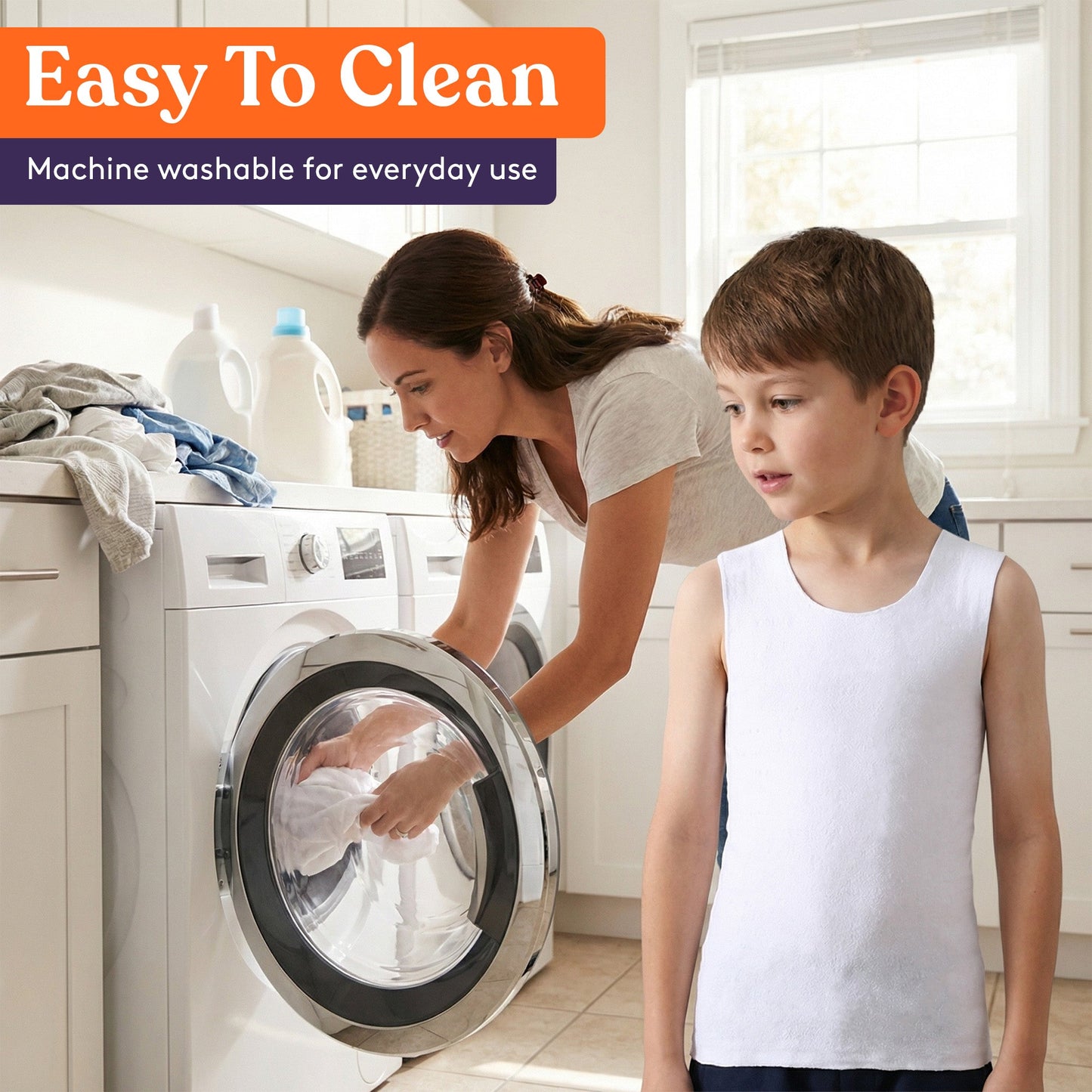 Special Supplies Kids Compression Undershirt – Seamless Deep Pressure Sensory Undershirt for Focus, Calm & Comfort – Breathable, Soft Sensory Shirt for School, Home & Travel