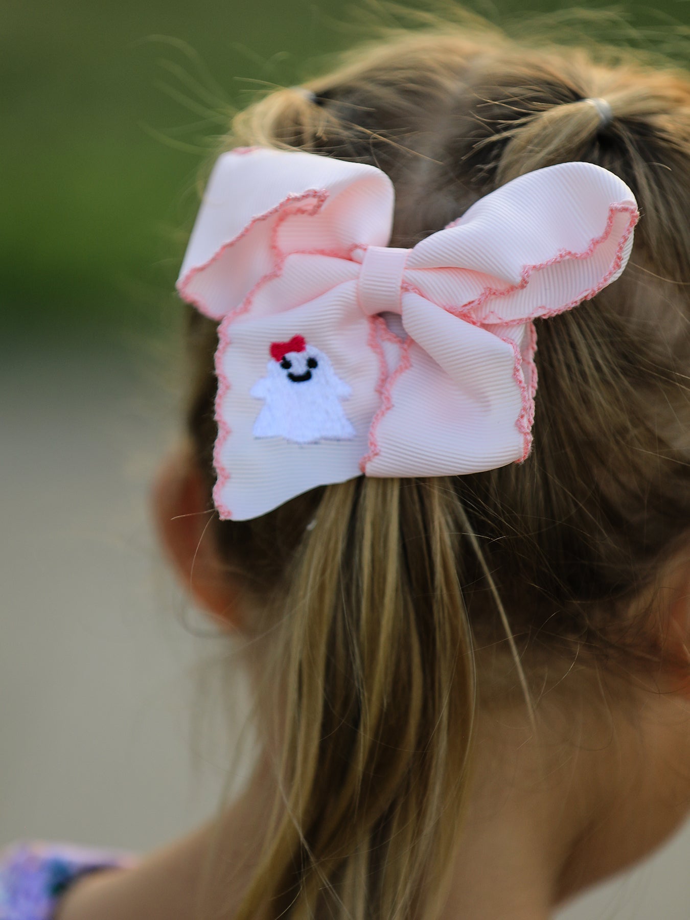 Halloween Ghost Bow Hairpin