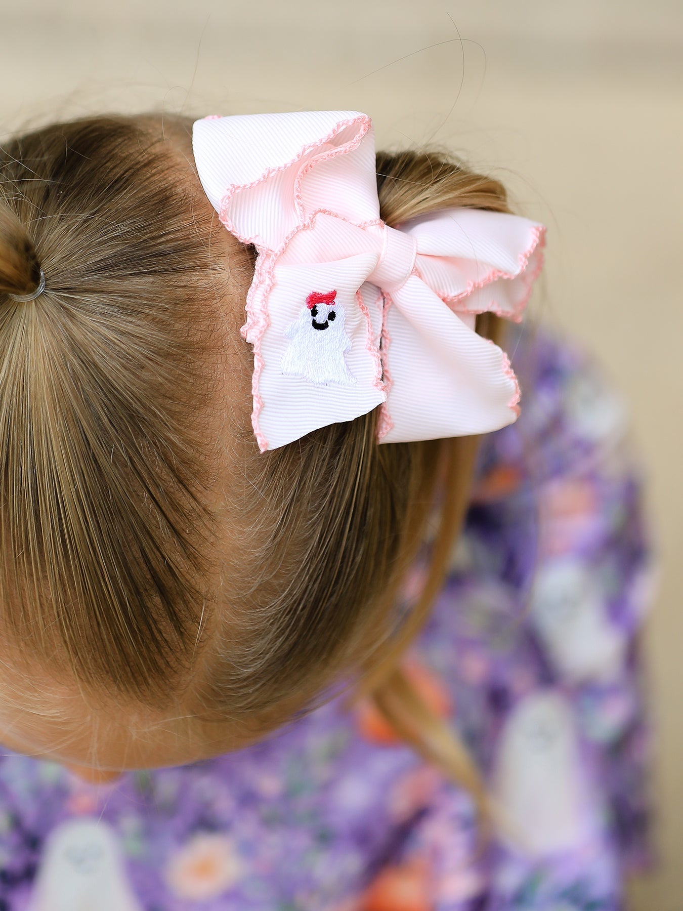 Halloween Ghost Bow Hairpin