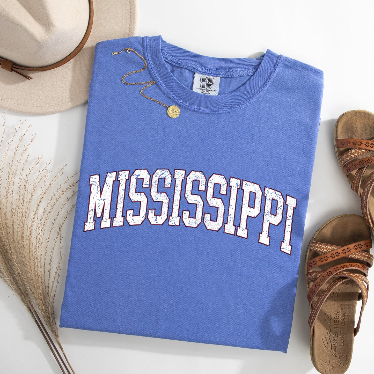Mississippi, Football, Sports, Game Day, Big Game, Touchdown, Tailgate Party, University, College, State Tshirt Comfort Colors T-Shirt