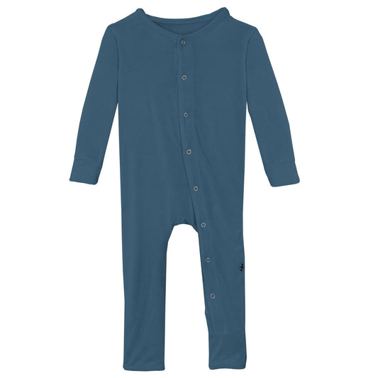 Coverall with Snaps in Twilight