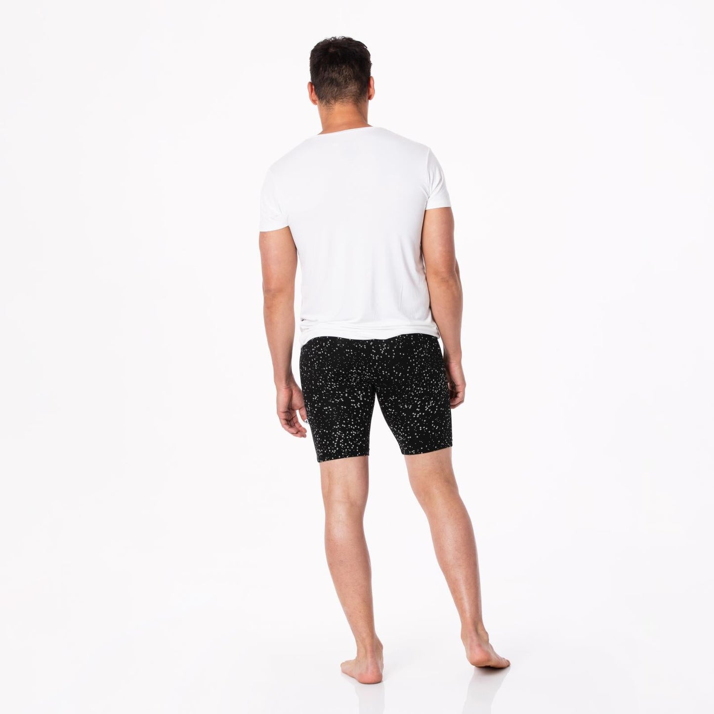 Men's Short Sleeve V-Neck Tee in Natural