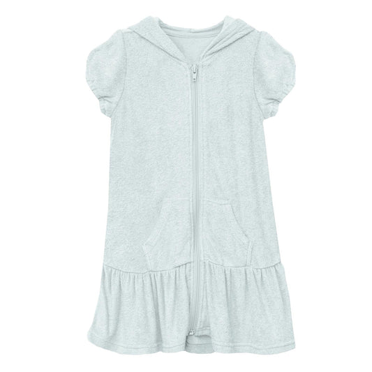 Terry Ruffle Swim Cover-Up in Fresh Air
