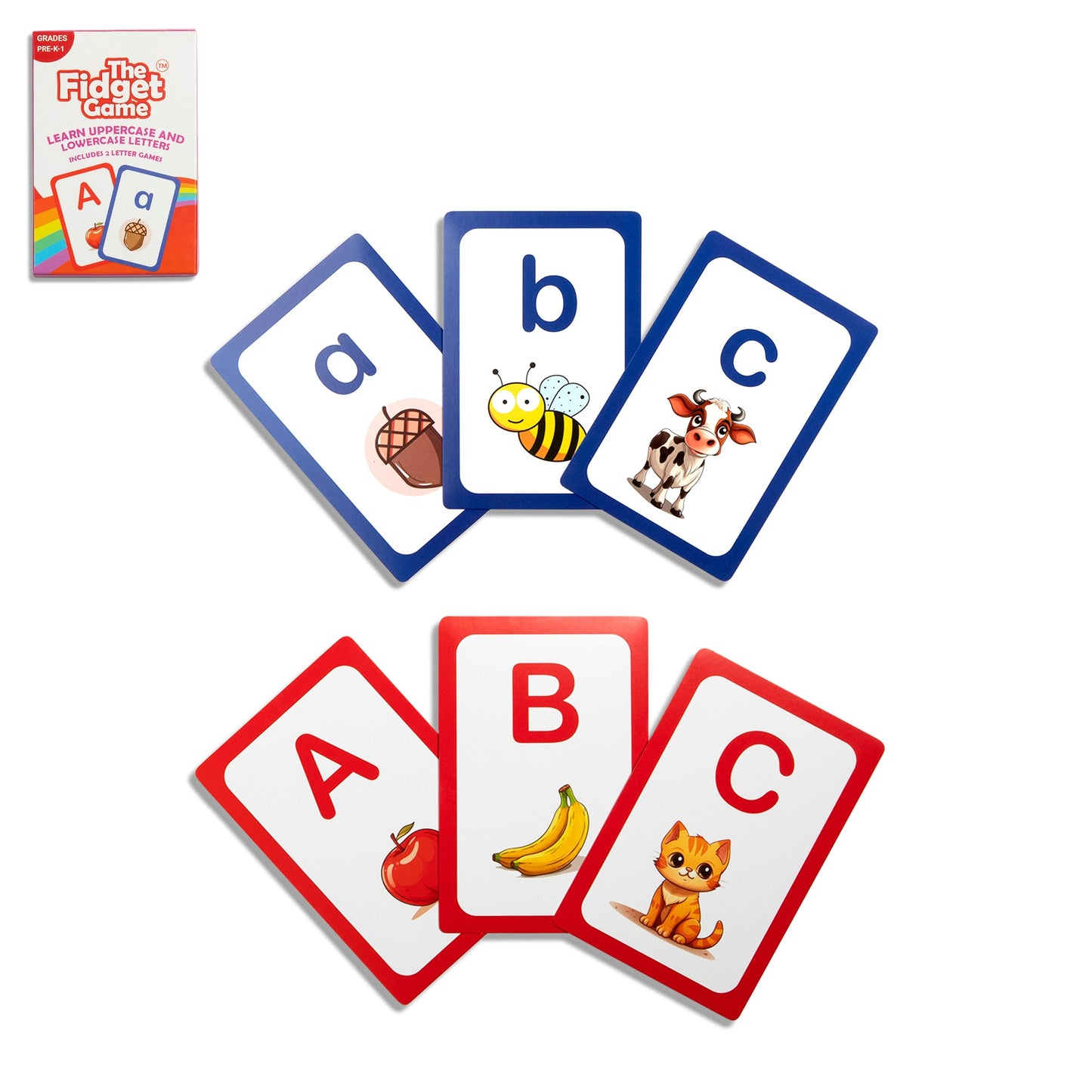 ABC Learn Uppercase & Lowercase Letters Card Pack