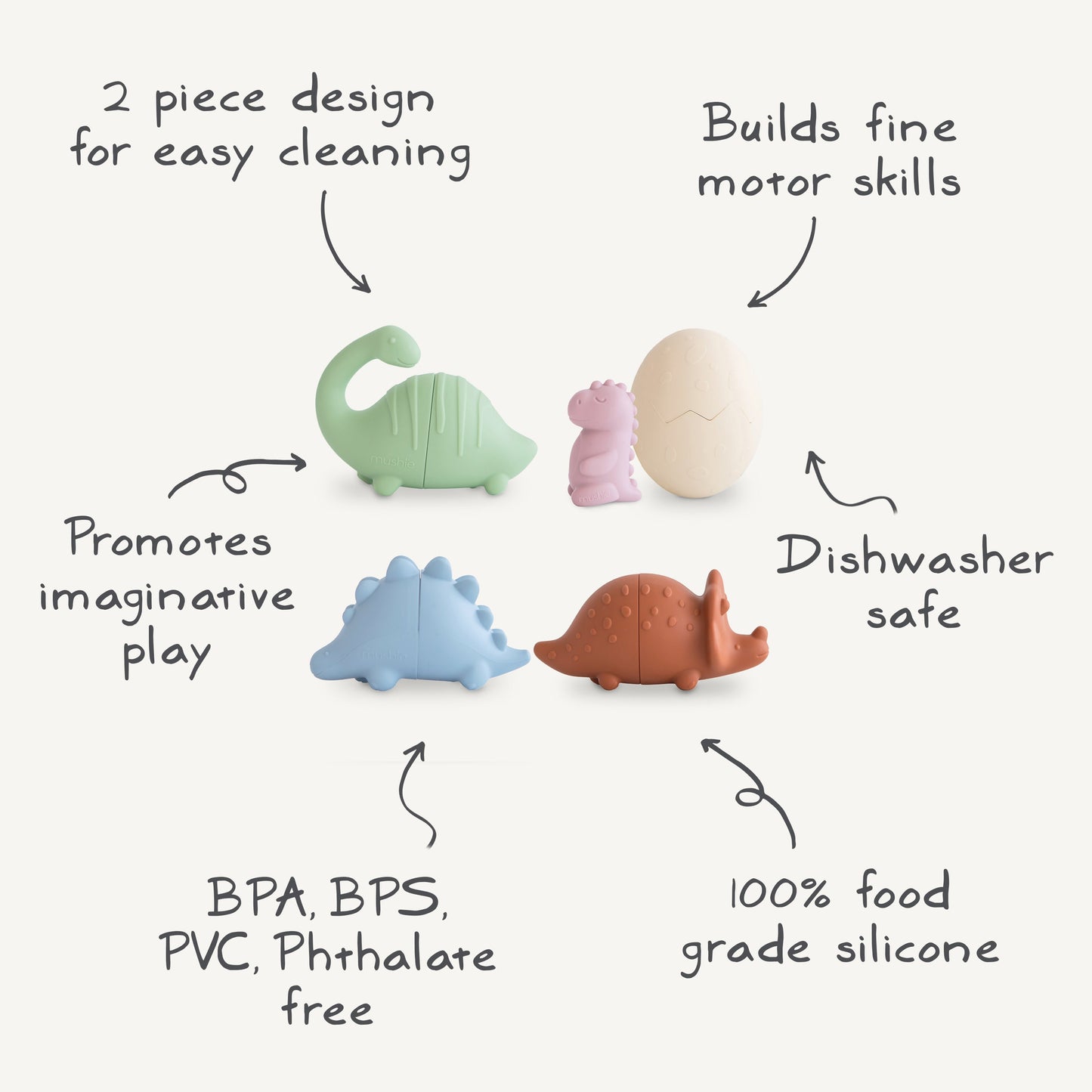 Vehicles Mold Free Bath Play Set - 4 Pack