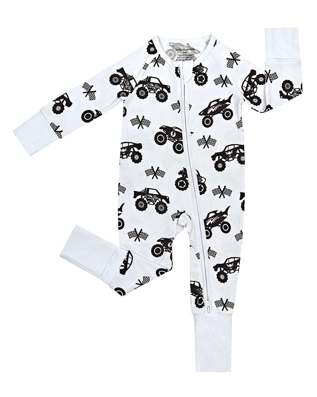 Bamboo Zip Romper | Monster Blaze