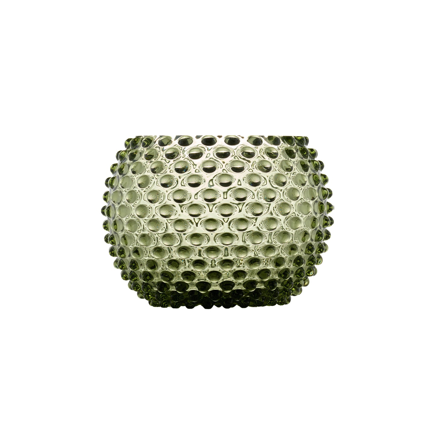 Hobnail Vase - Large - Moss Green