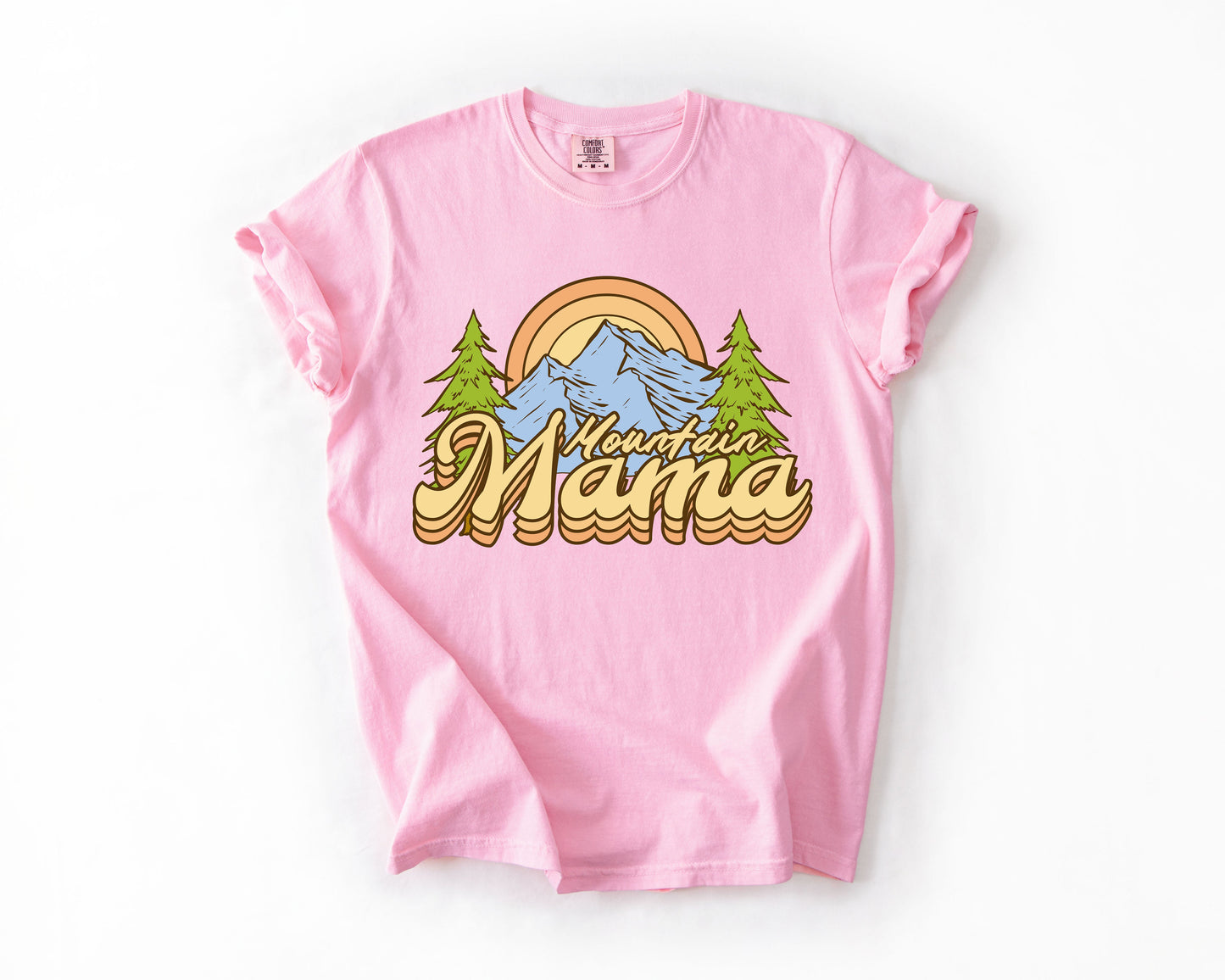 Mountain Mama, Adventure, Boat, Lake Life, Camping, Outdoor, Nature, Travel, Comfort Colors T-Shirt