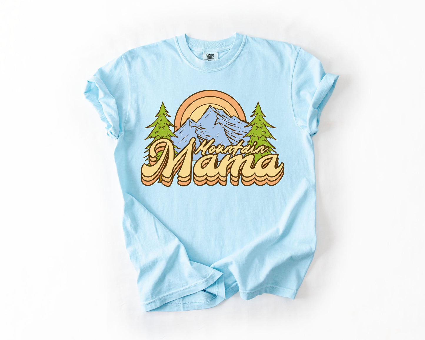 Mountain Mama, Adventure, Boat, Lake Life, Camping, Outdoor, Nature, Travel, Comfort Colors T-Shirt