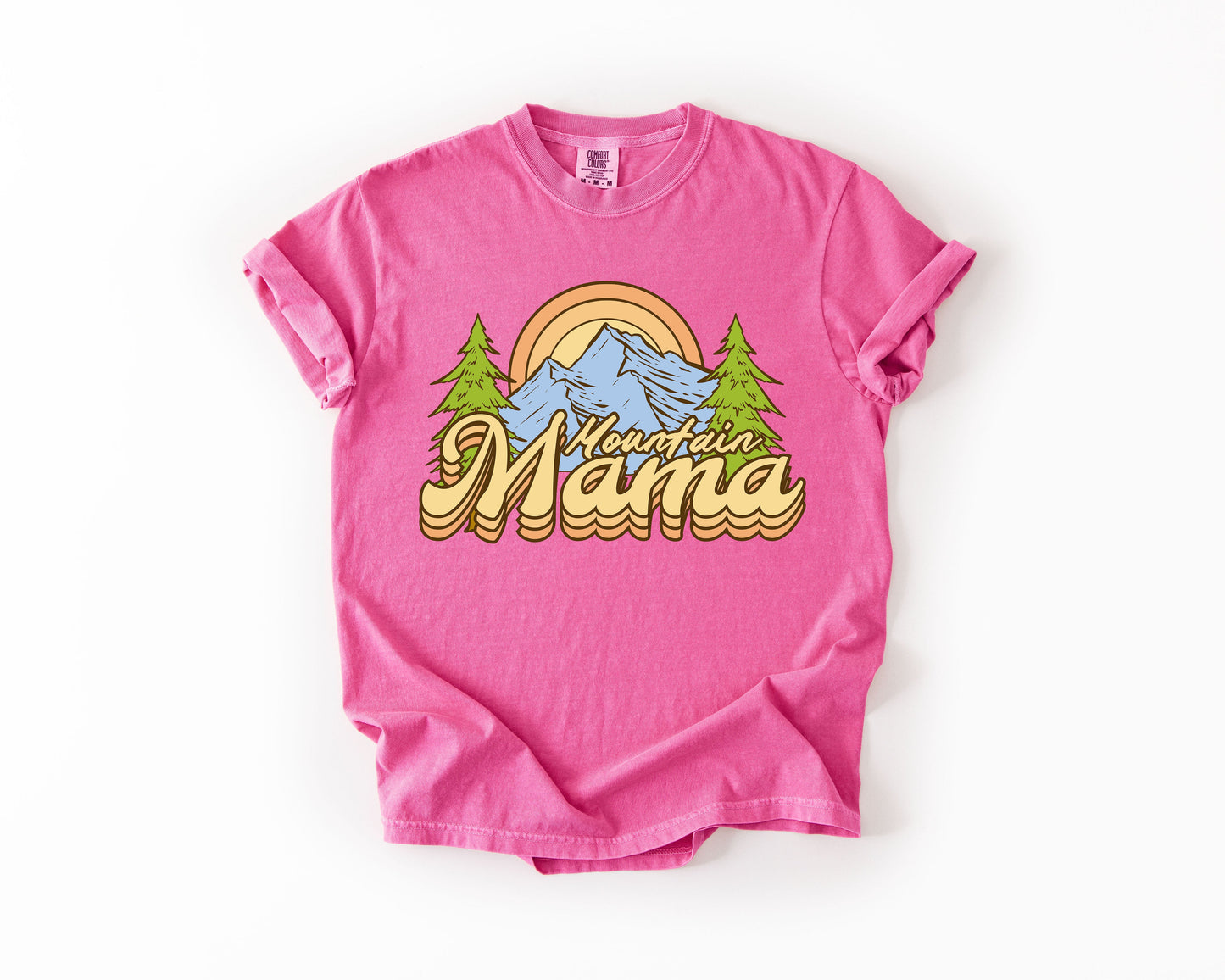 Mountain Mama, Adventure, Boat, Lake Life, Camping, Outdoor, Nature, Travel, Comfort Colors T-Shirt