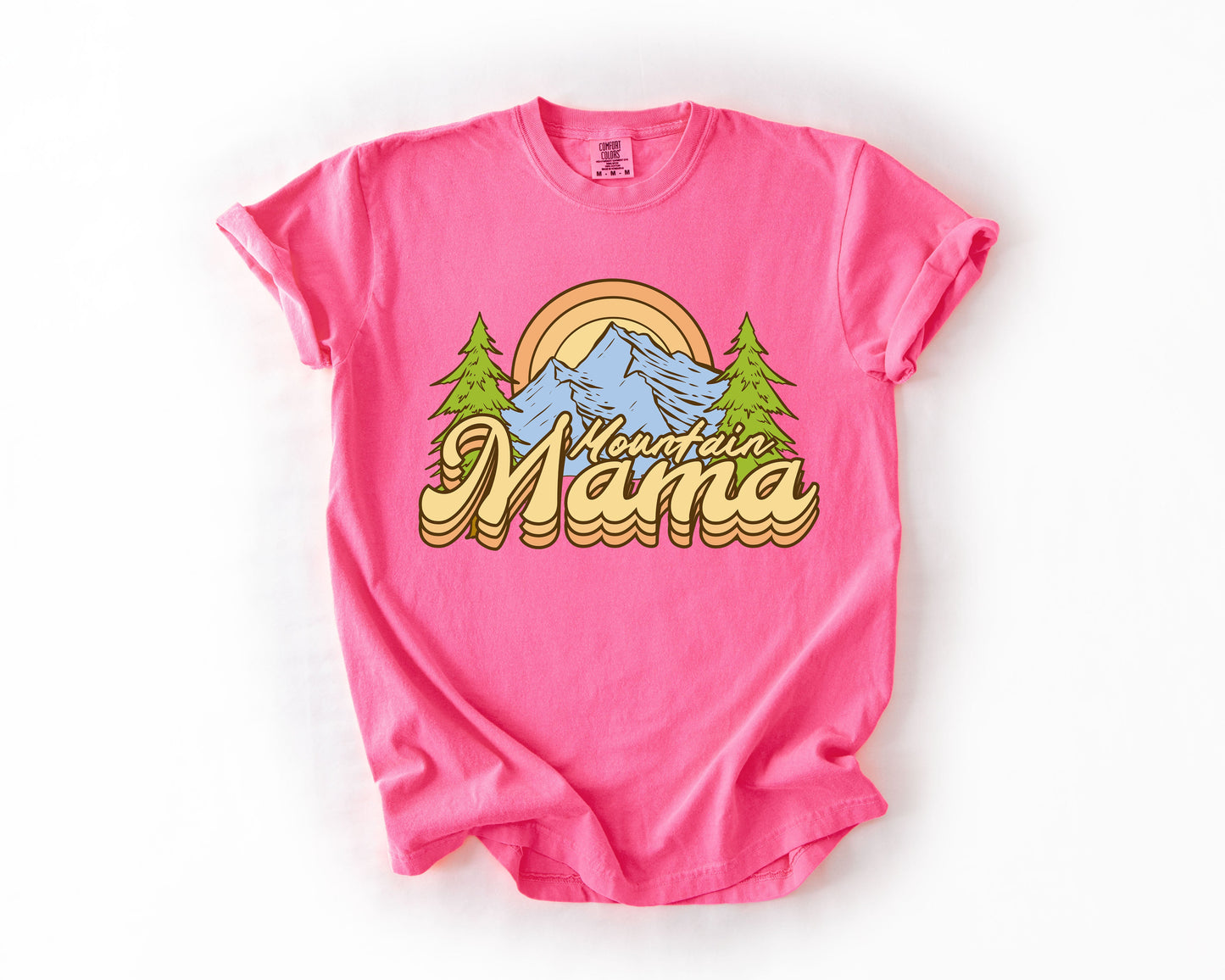 Mountain Mama, Adventure, Boat, Lake Life, Camping, Outdoor, Nature, Travel, Comfort Colors T-Shirt