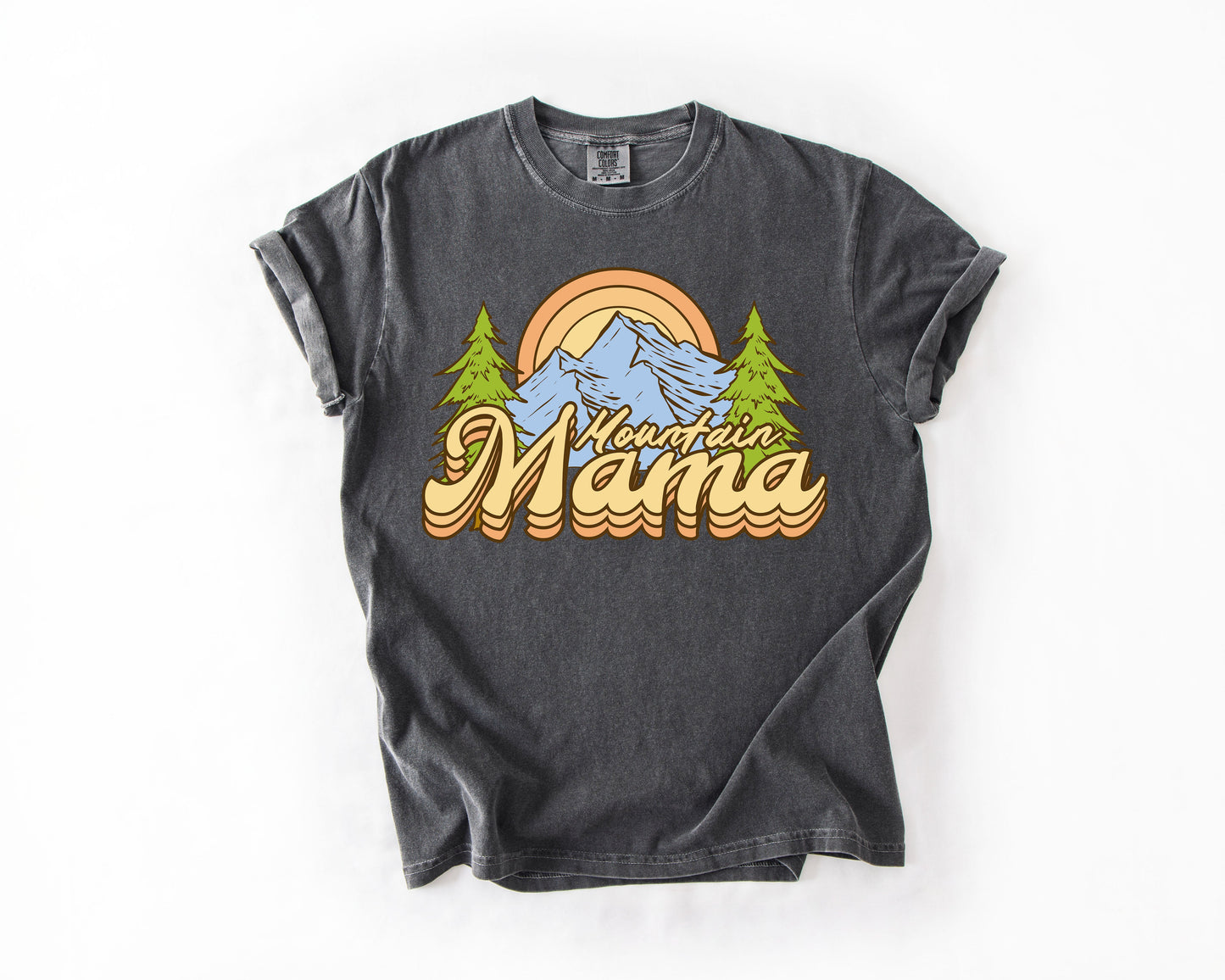 Mountain Mama, Adventure, Boat, Lake Life, Camping, Outdoor, Nature, Travel, Comfort Colors T-Shirt