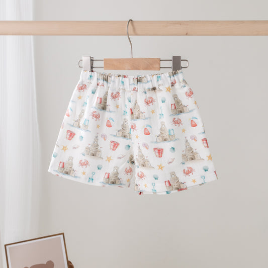 Sandcastle Kingdom Organic Muslin Shorts