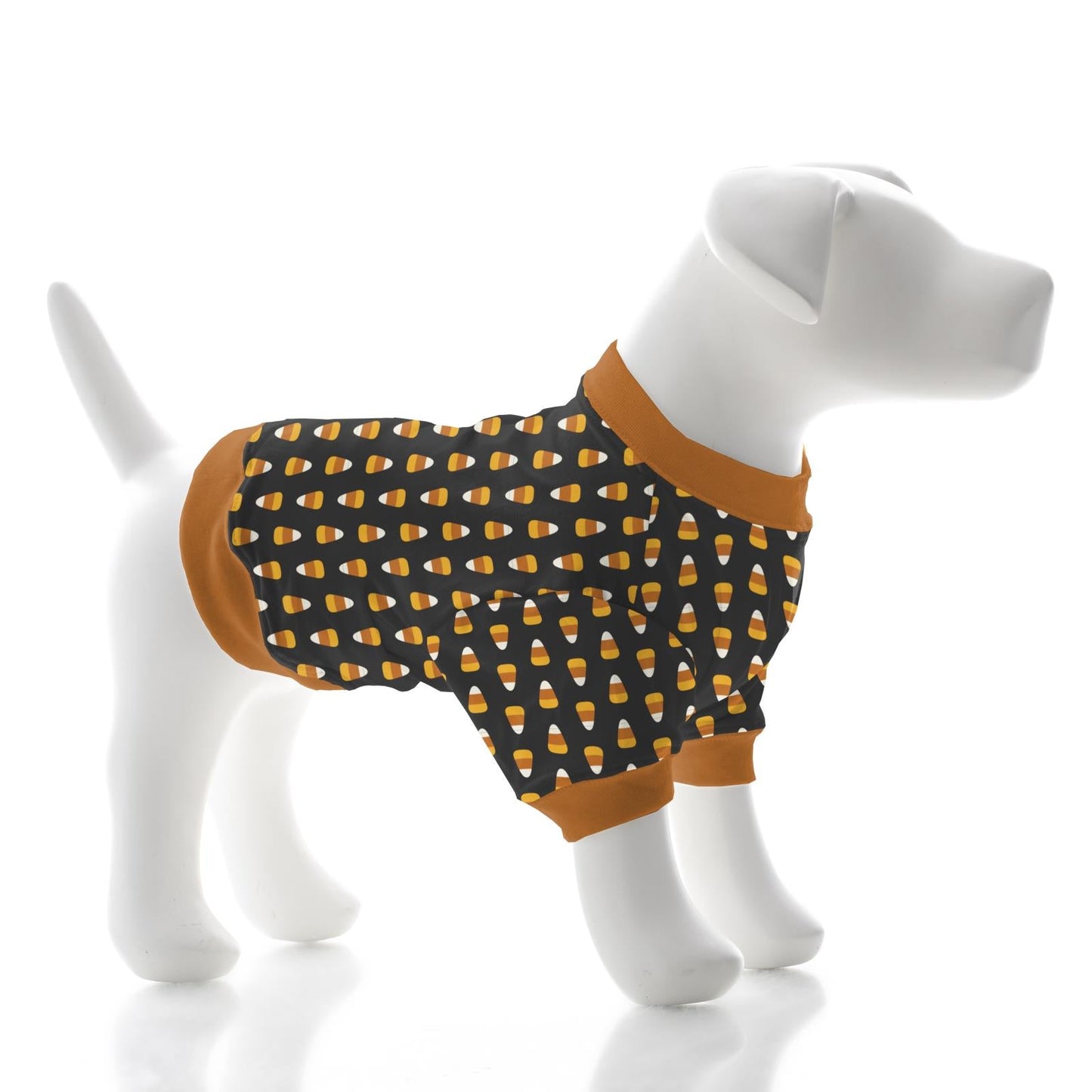 Print Dog Jammies in Midnight Candy Corn
