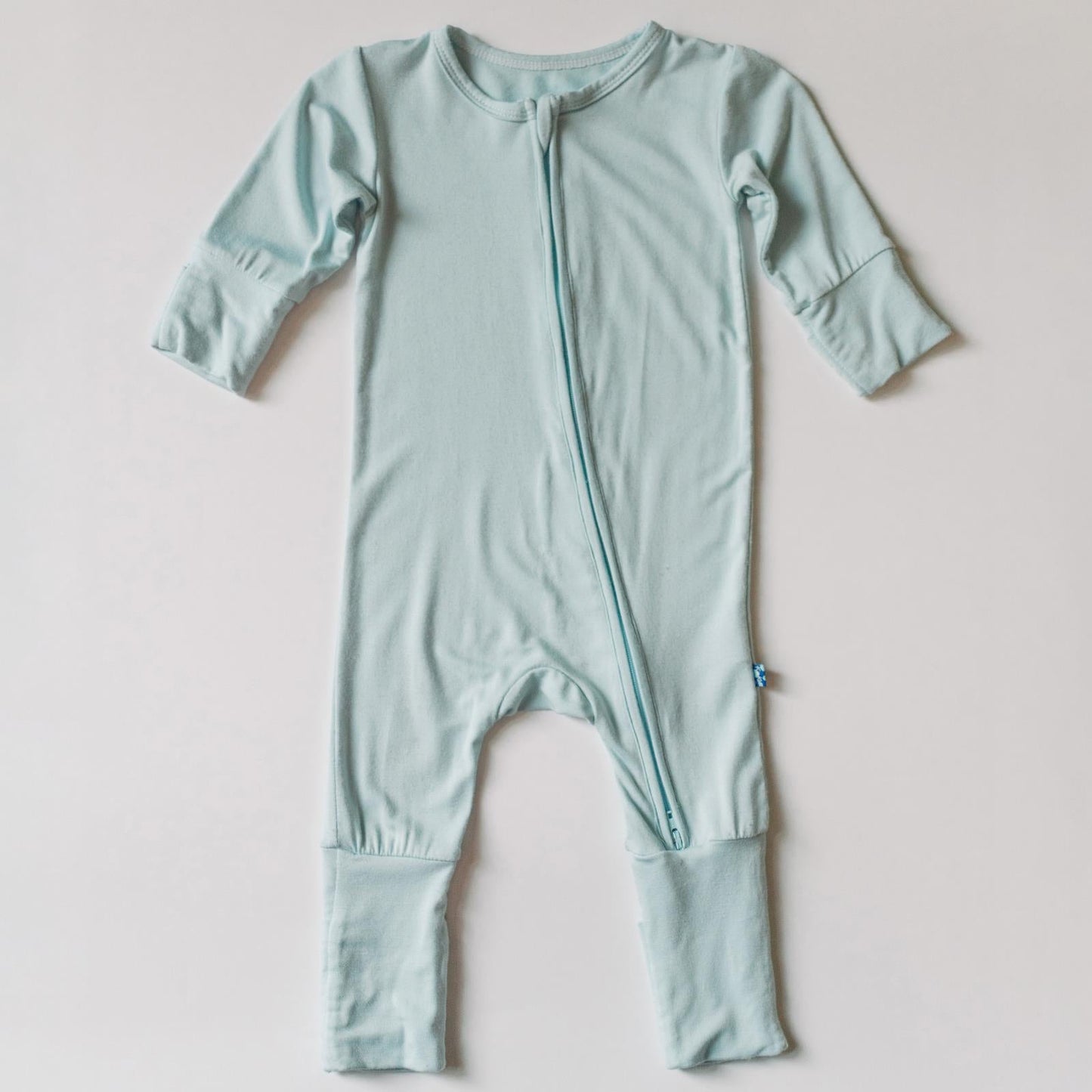 Print Convertible Coverall in Spring Sky Feeding Ducks