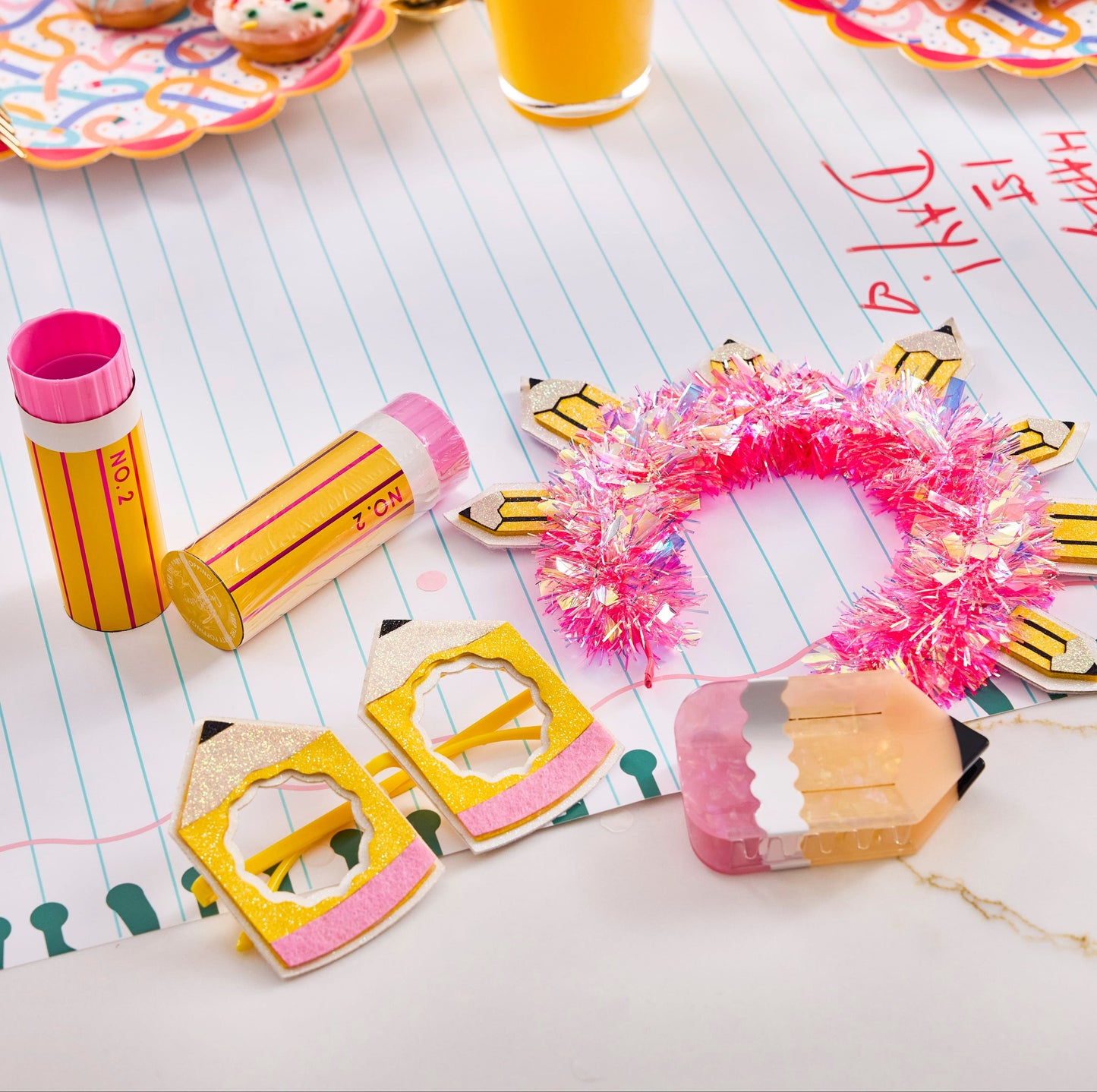 Pencil Hair Claw Clip