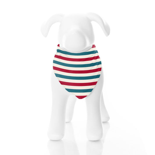 Print Dog Bandana in USA Stripe