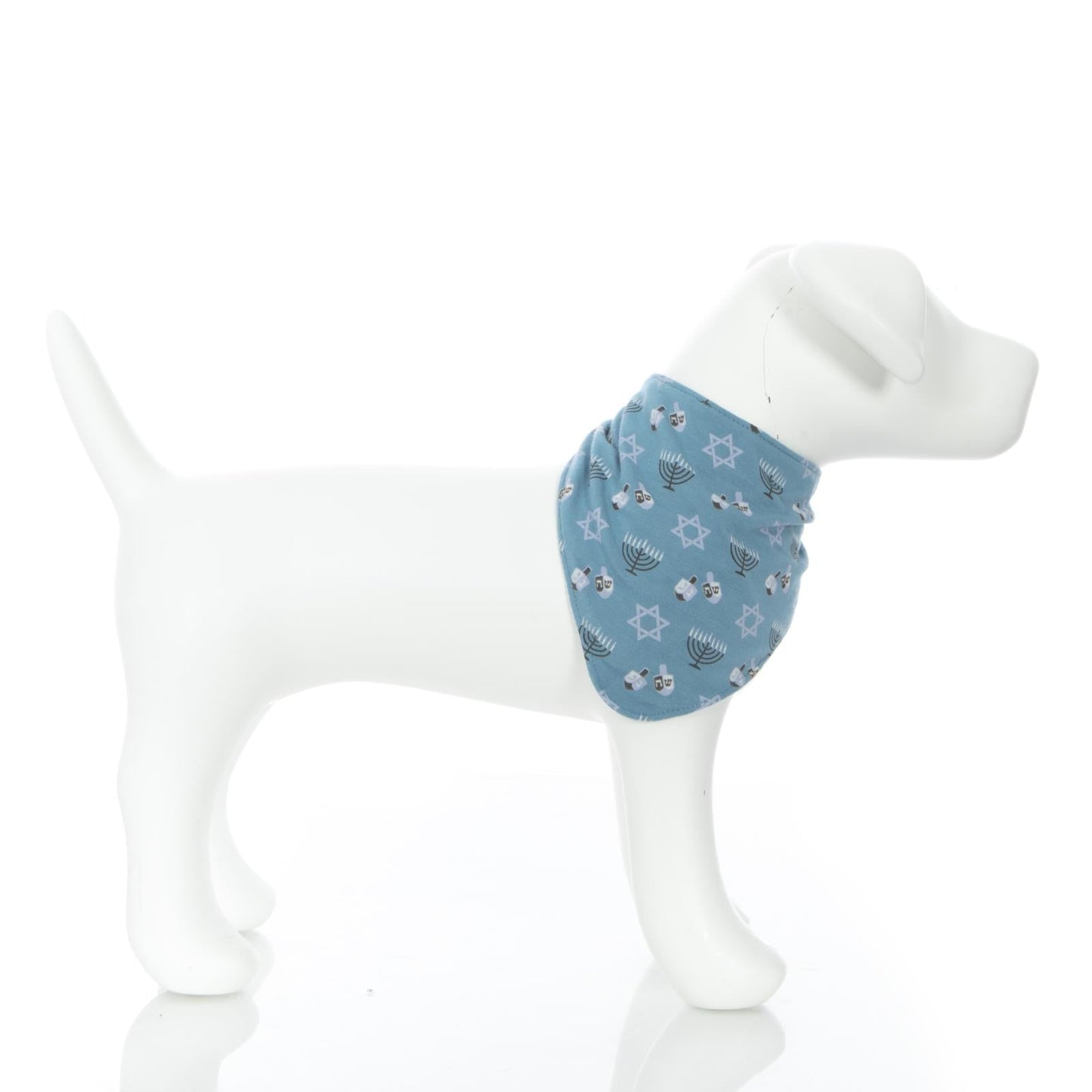 Print Dog Bandana in Blue Moon Hanukkah
