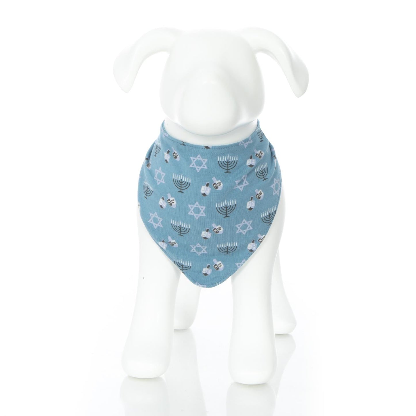 Print Dog Bandana in Blue Moon Hanukkah
