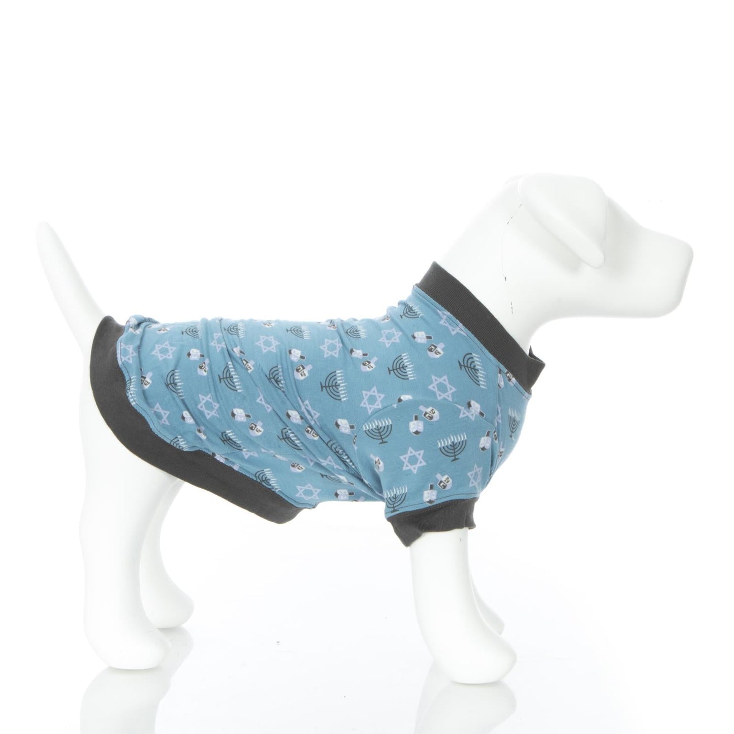 Print Dog Jammies in Blue Moon Hanukkah