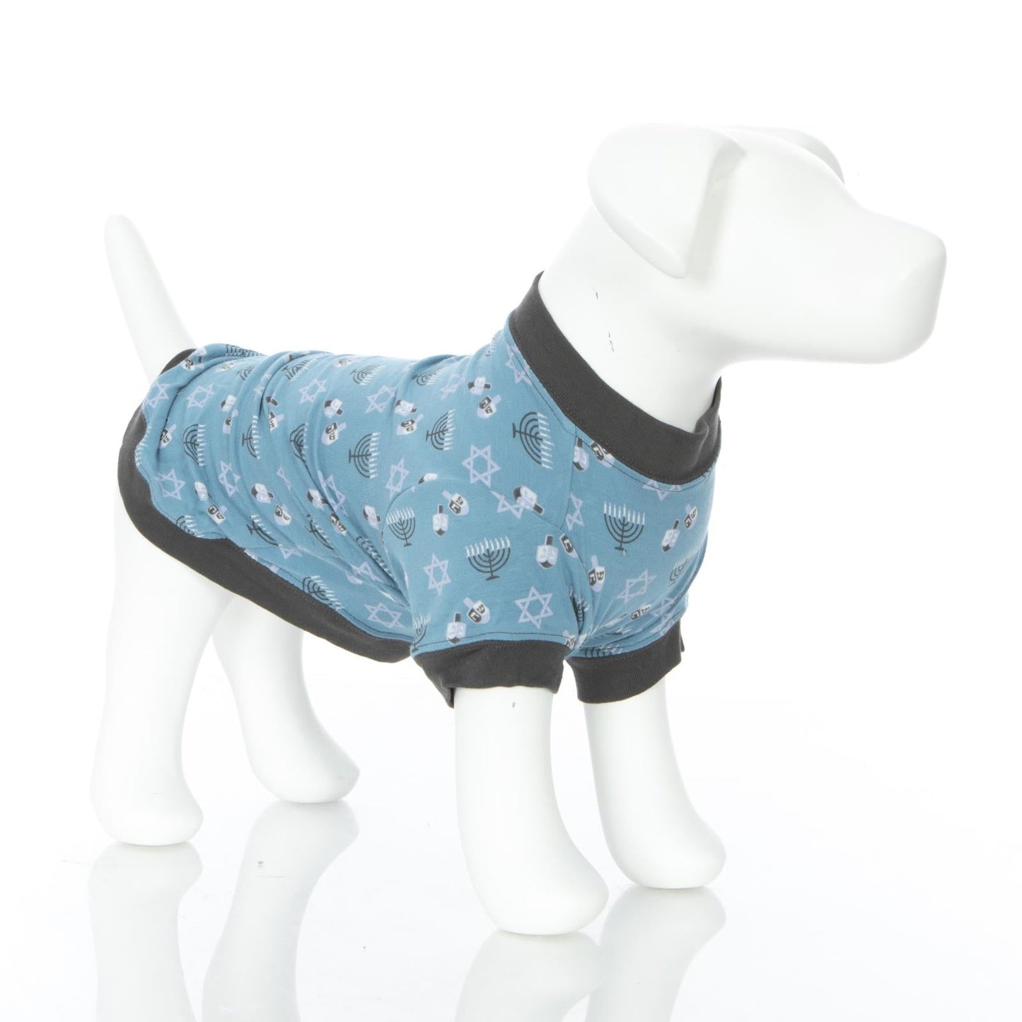 Print Dog Jammies in Blue Moon Hanukkah