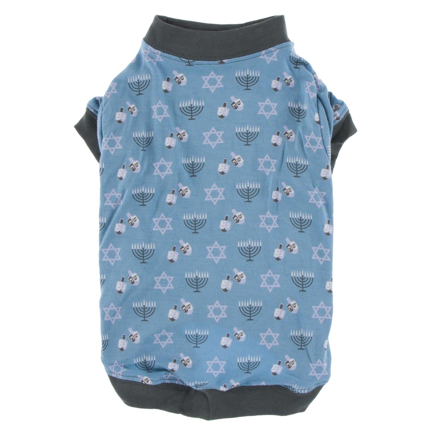 Print Dog Jammies in Blue Moon Hanukkah