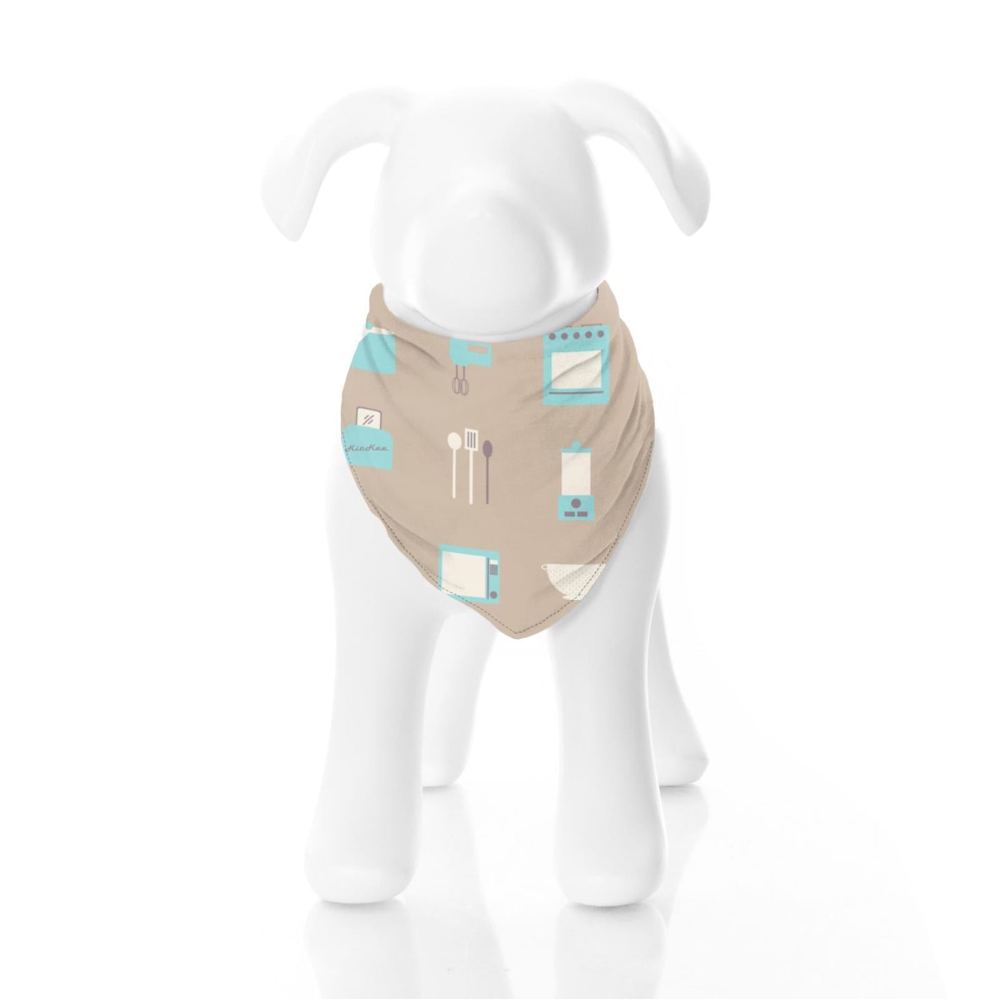 Print Dog Bandana in Burlap Kickee Kitchen