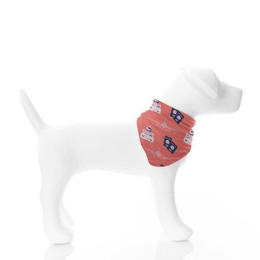 Print Dog Bandana in English Rose Travel Guide