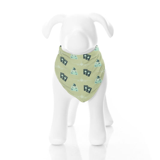 Print Dog Bandana in Field Green Travel Guide