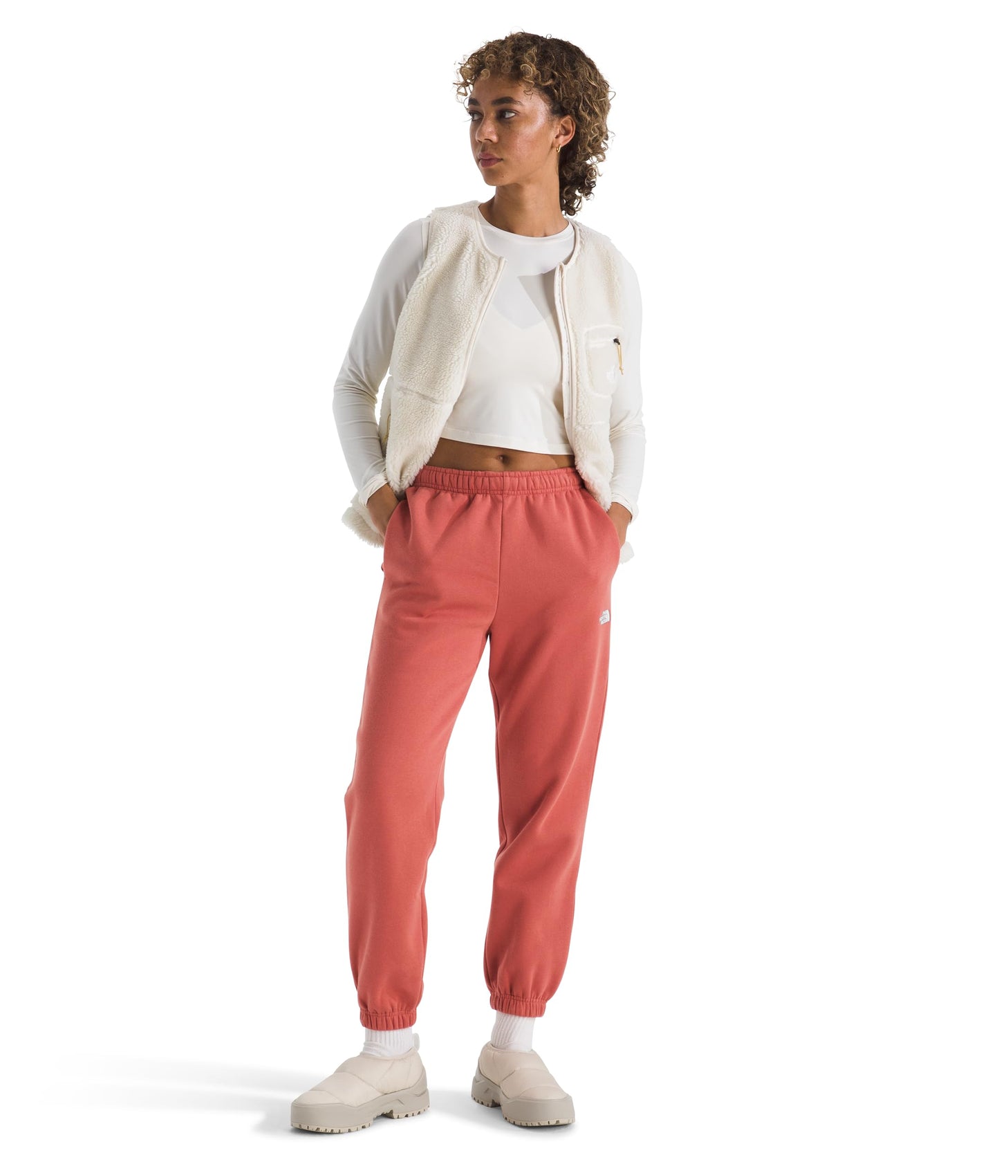 The North Face Womens Evolution Simple Dome Pant | Elastic Waistband with Adjustable Drawcord, Hand Pockets, Elastic Cuffs