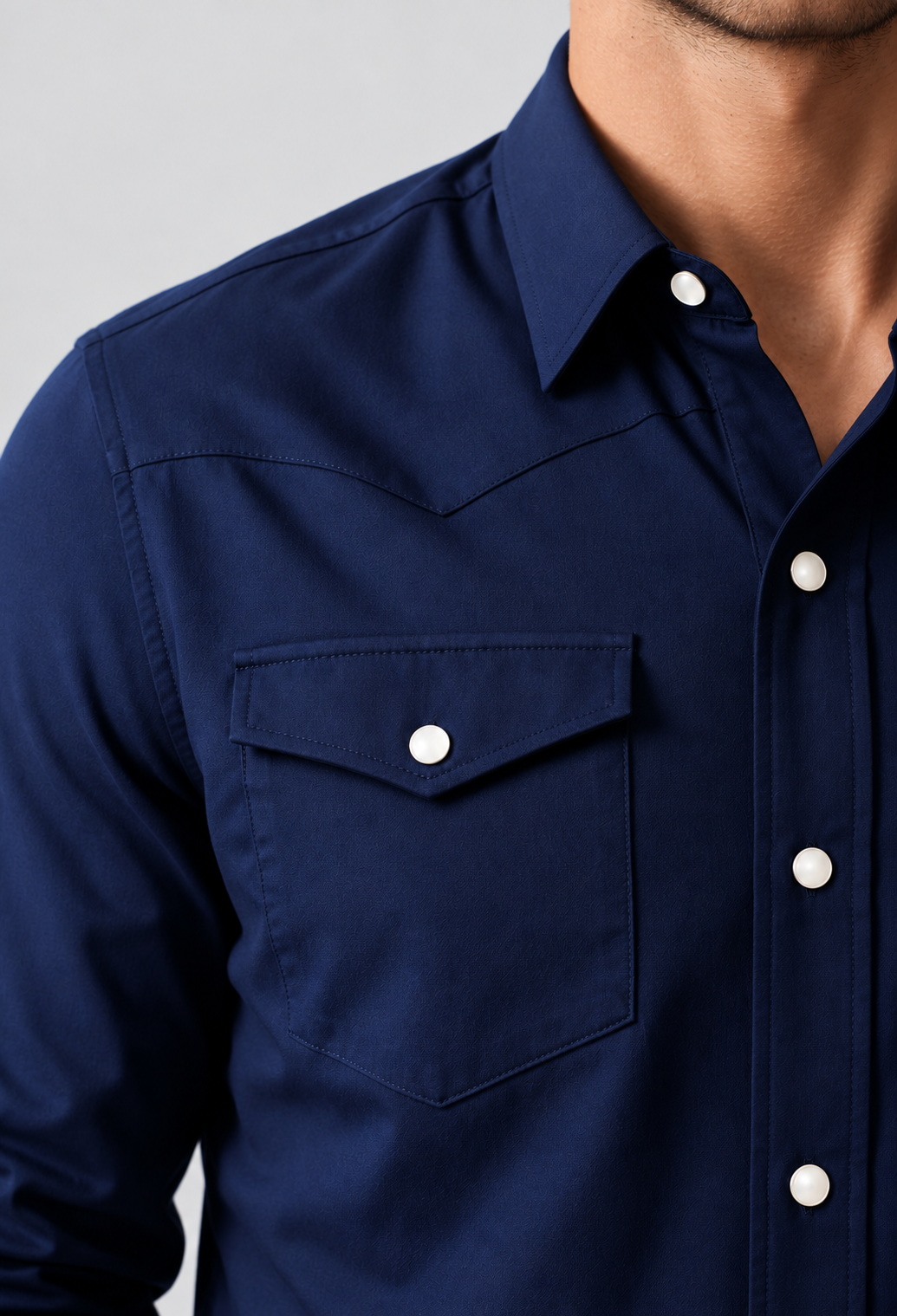Buki’s Cinqo Western Tech Shirt - Navy