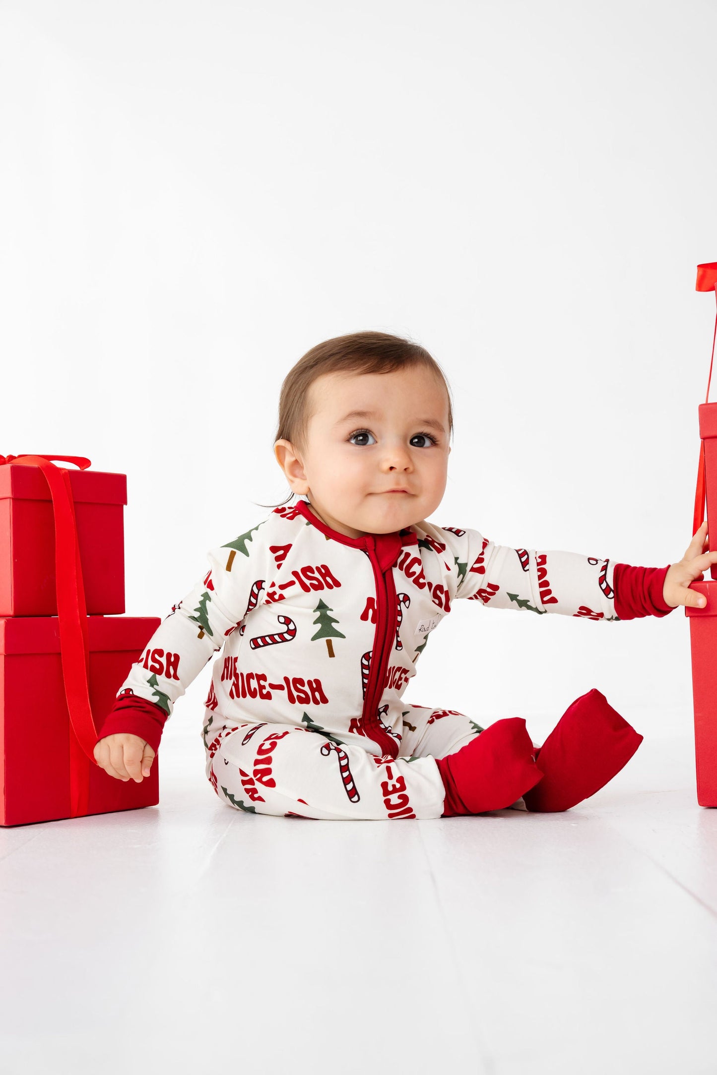 NICE-ISH HOLIDAY BAMBOO ONESIE