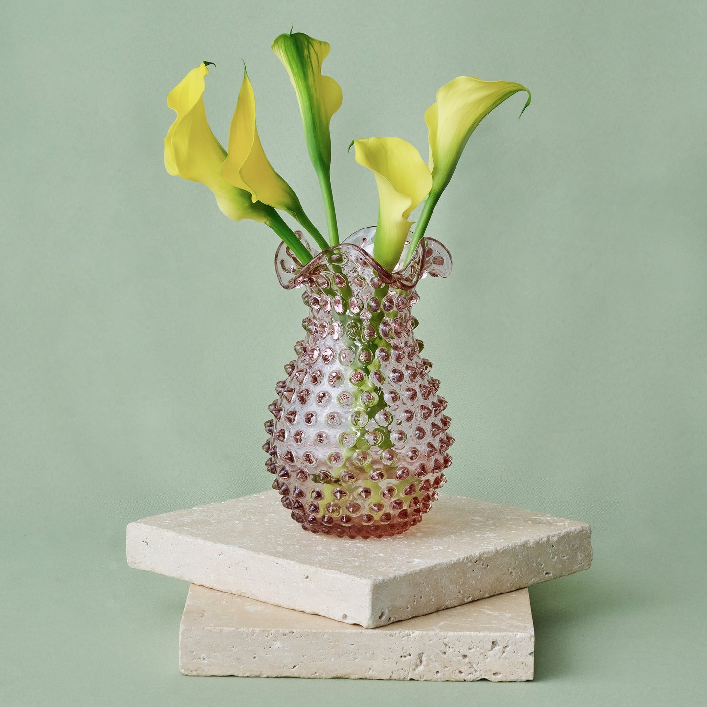 Hobnail Vase - Petal - Night Iris