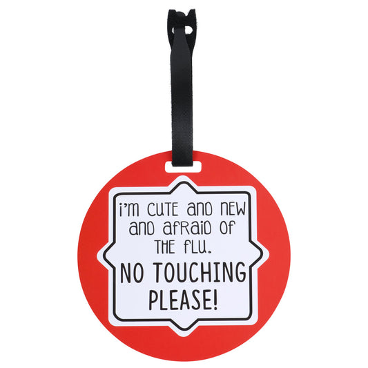 Cute & New Afraid of the Flu Car Seat Tag