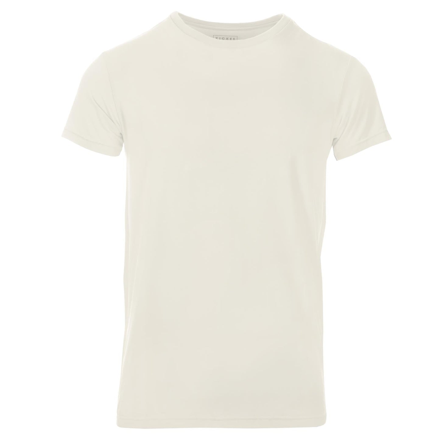 Men's Short Sleeve Crew Neck Tee in Natural