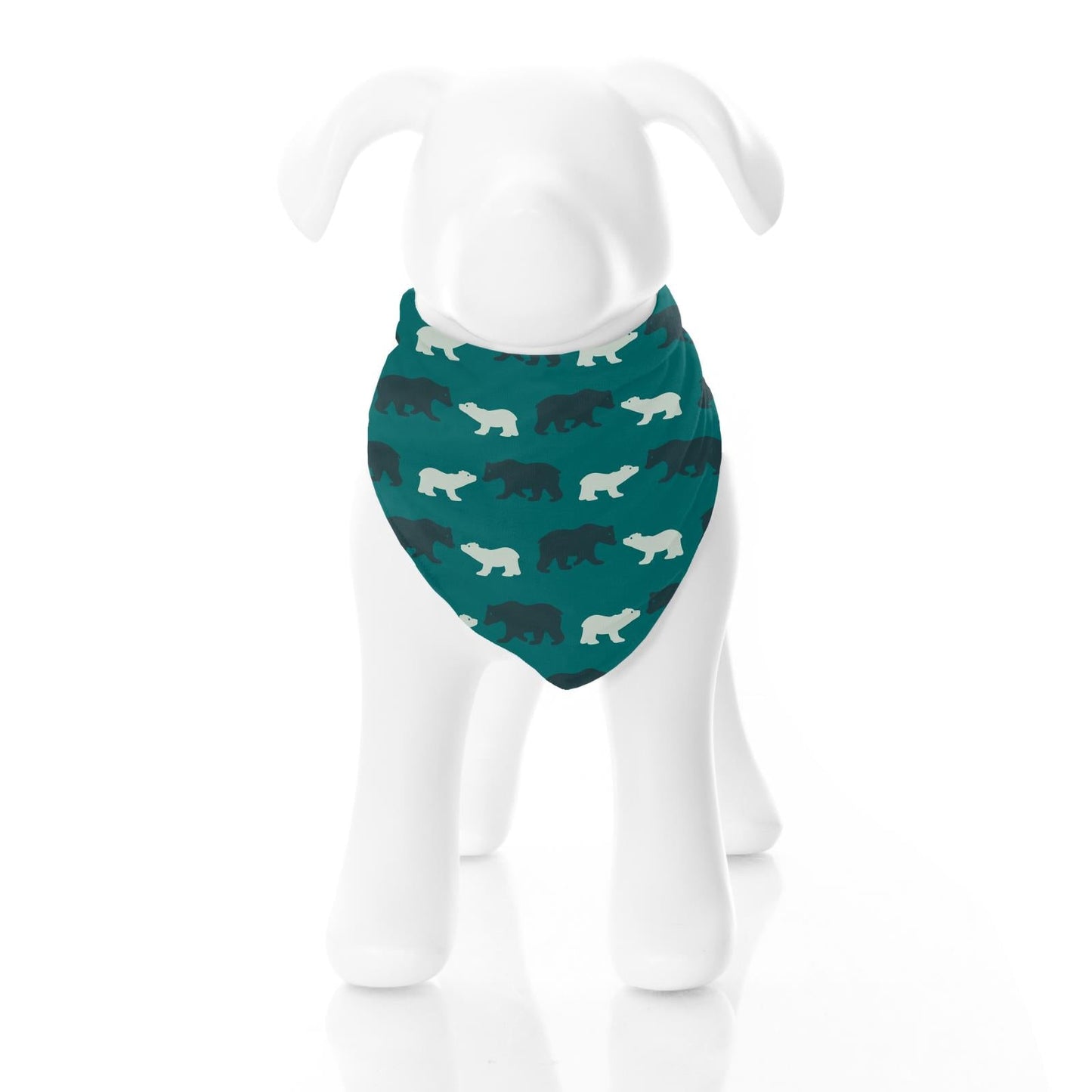 Print Dog Bandana in Cedar Brown Bear