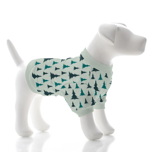 Print Dog Jammies in Aloe Trees