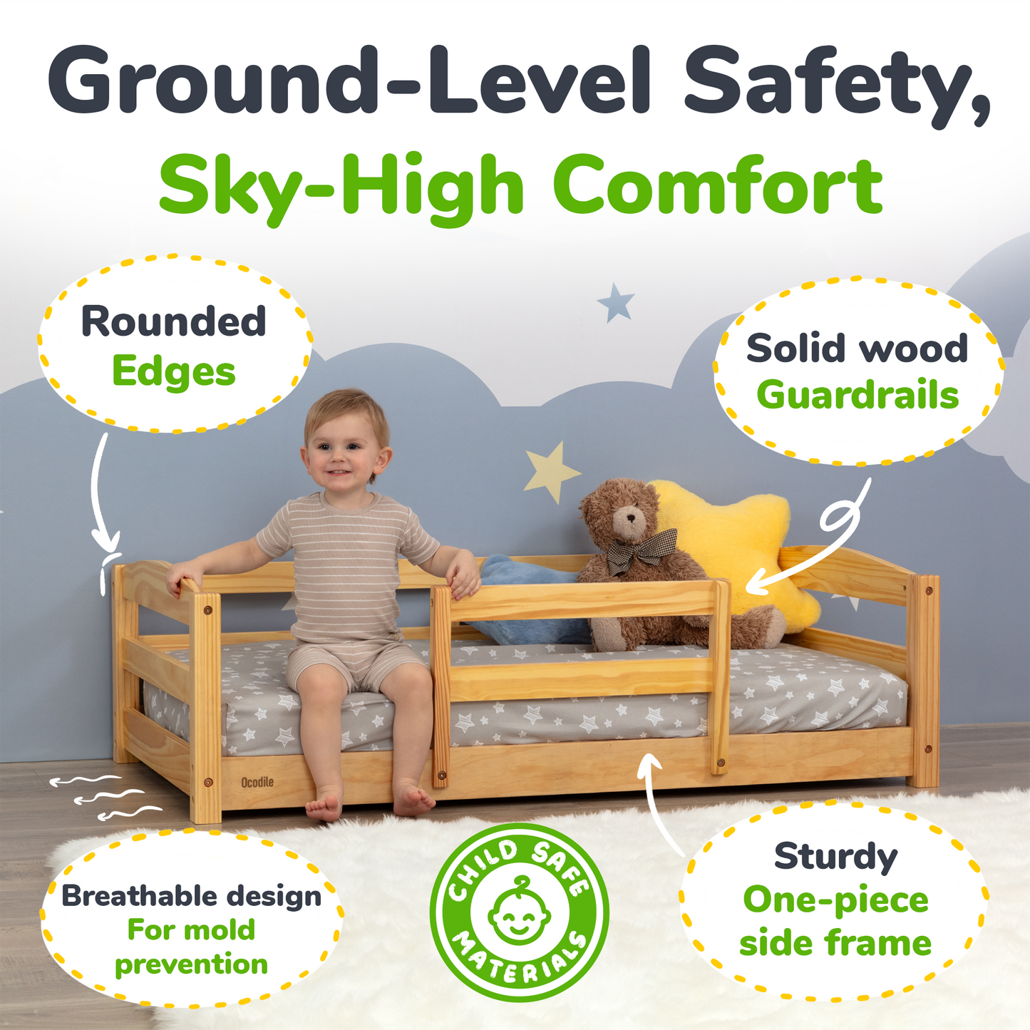 Floor Bed - Crib Size