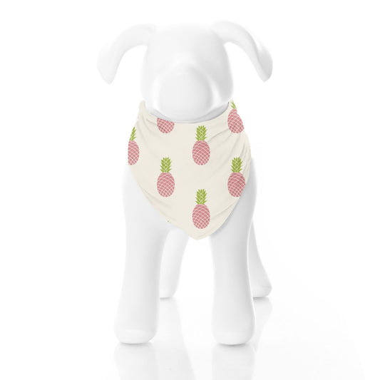 Print Dog Bandana in Strawberry Pineapples