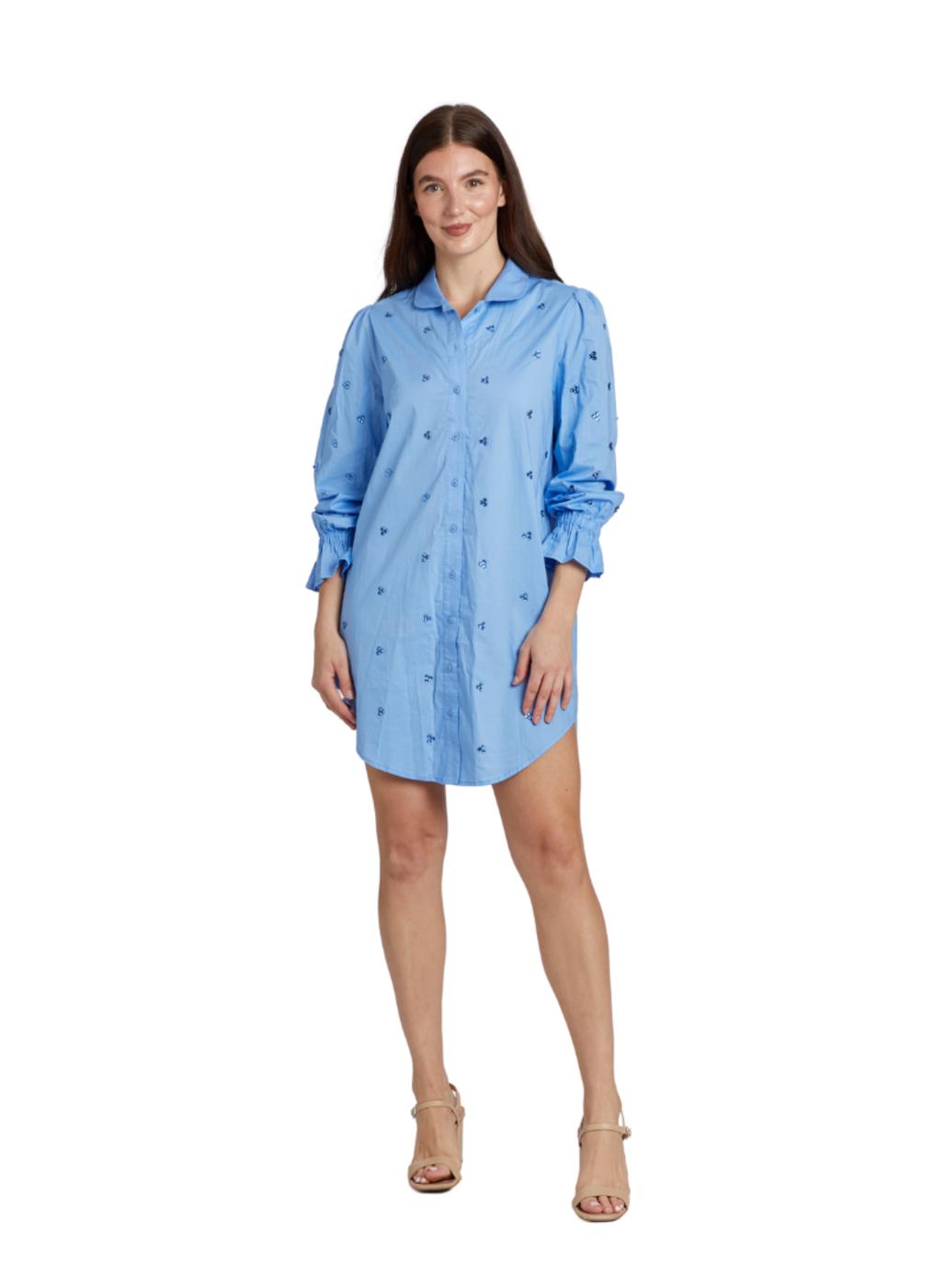 Gretchen Dress - French Blue