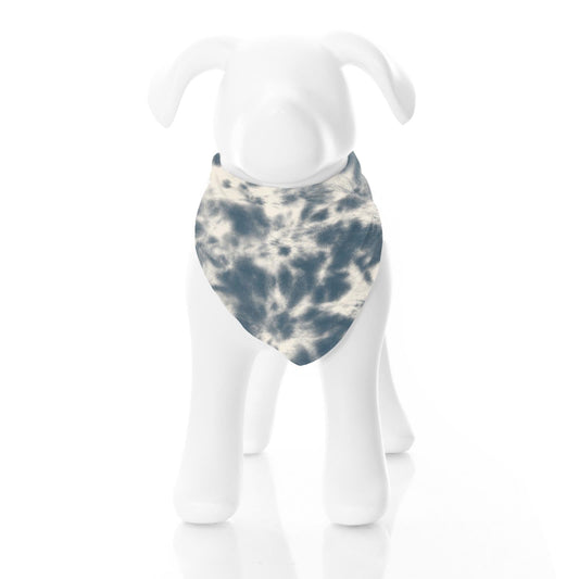 Print Dog Bandana in Deep Sea Tie Dye