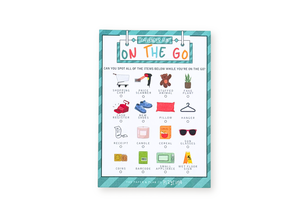 On The Go Scavenger Hunt Playtime Pad®